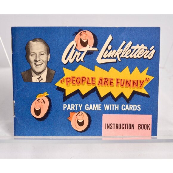 Art Linkletter's People Are Funny Party Game INSTRUCTION BOOK ONLY - Picture 1 of 4